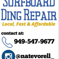 Surfboard:     Ding Repair