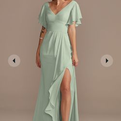 Dusty Sage Green Bridesmaid Dress