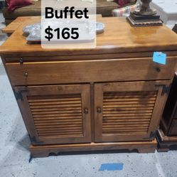 Vintage Wooden Buffet 
