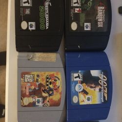 Nintendo 64 Video Game Lot N64 Games 