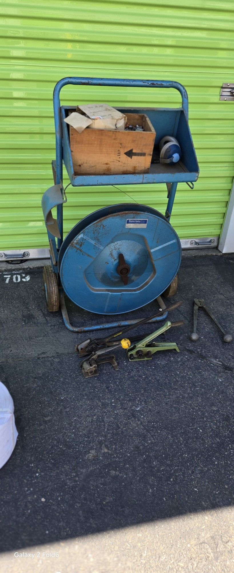 Strapping cart end tools