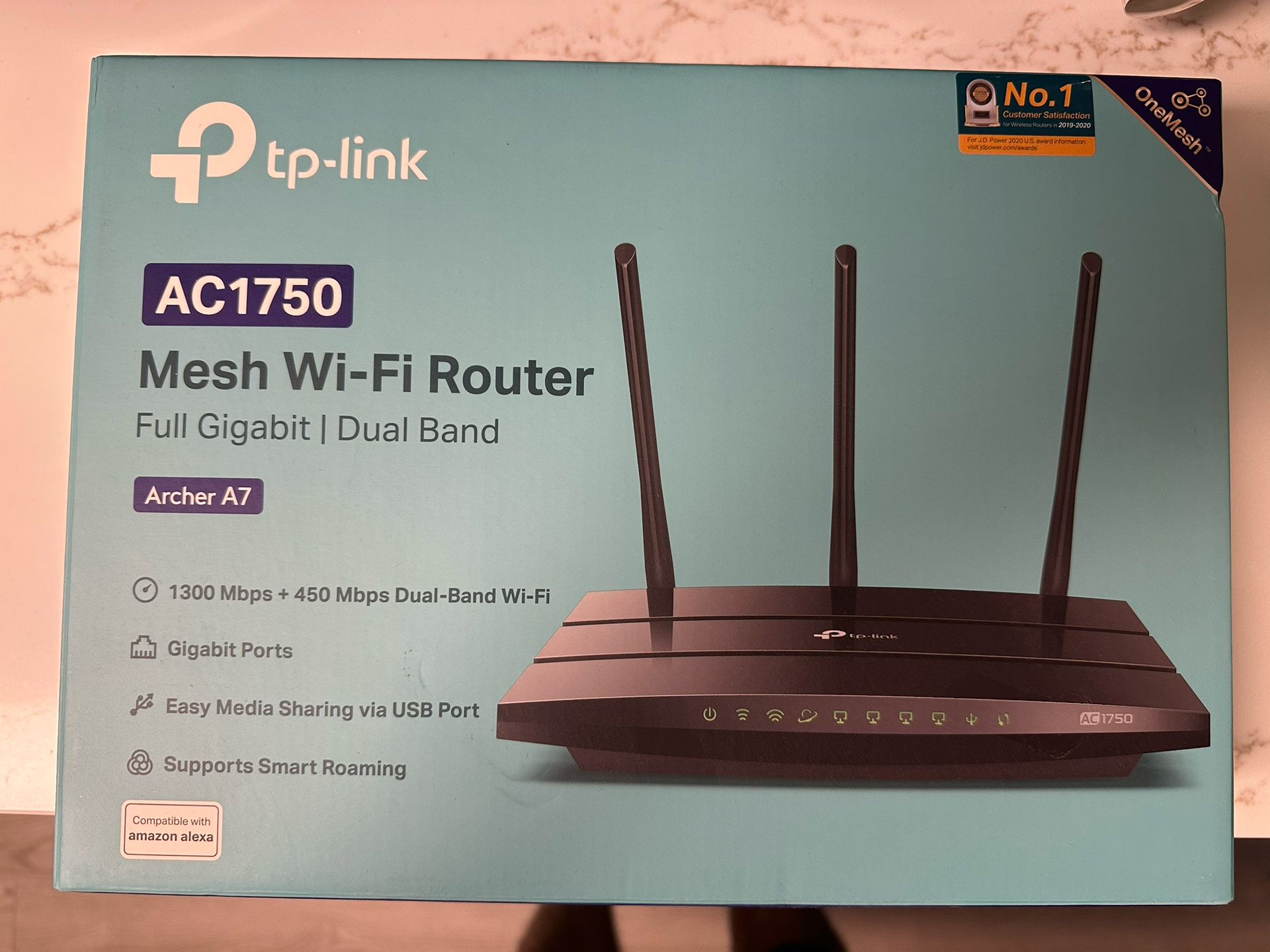 TP-Link AC1900 Smart WiFi Router (Archer A8) -High Speed MU-MIMO Wireless Router, Dual Band Router for Wireless Internet, Gigabit, Supports Guest WiFi