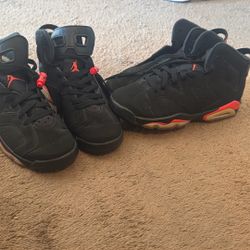 2019 Jordan Six Infrared GS Size 7 And Size GS 6 