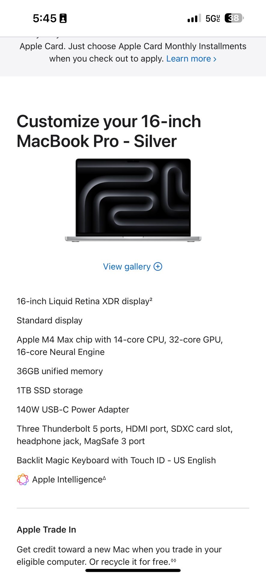 MacBook Pro - Silver