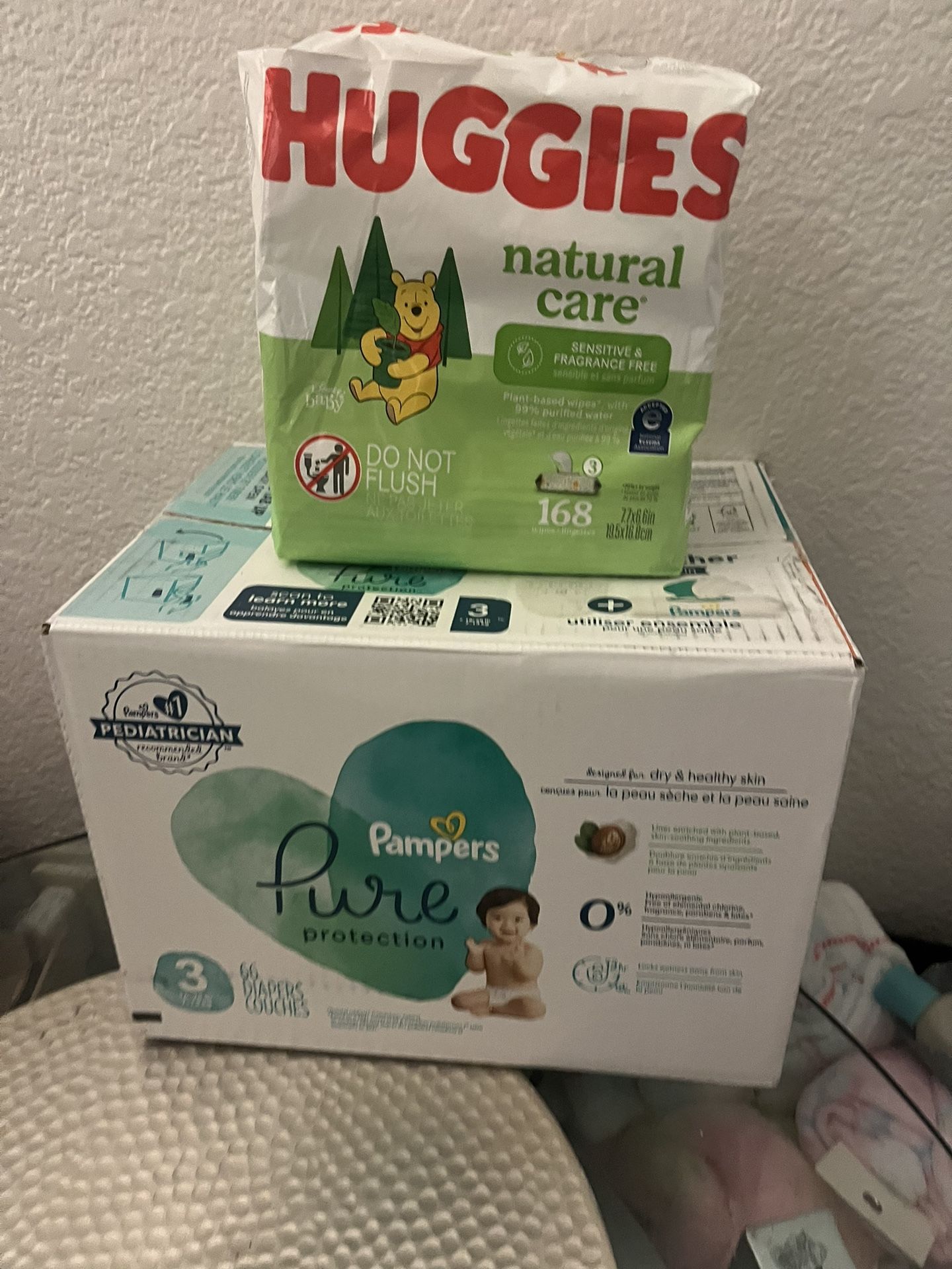 Baby Diaper And Wipes