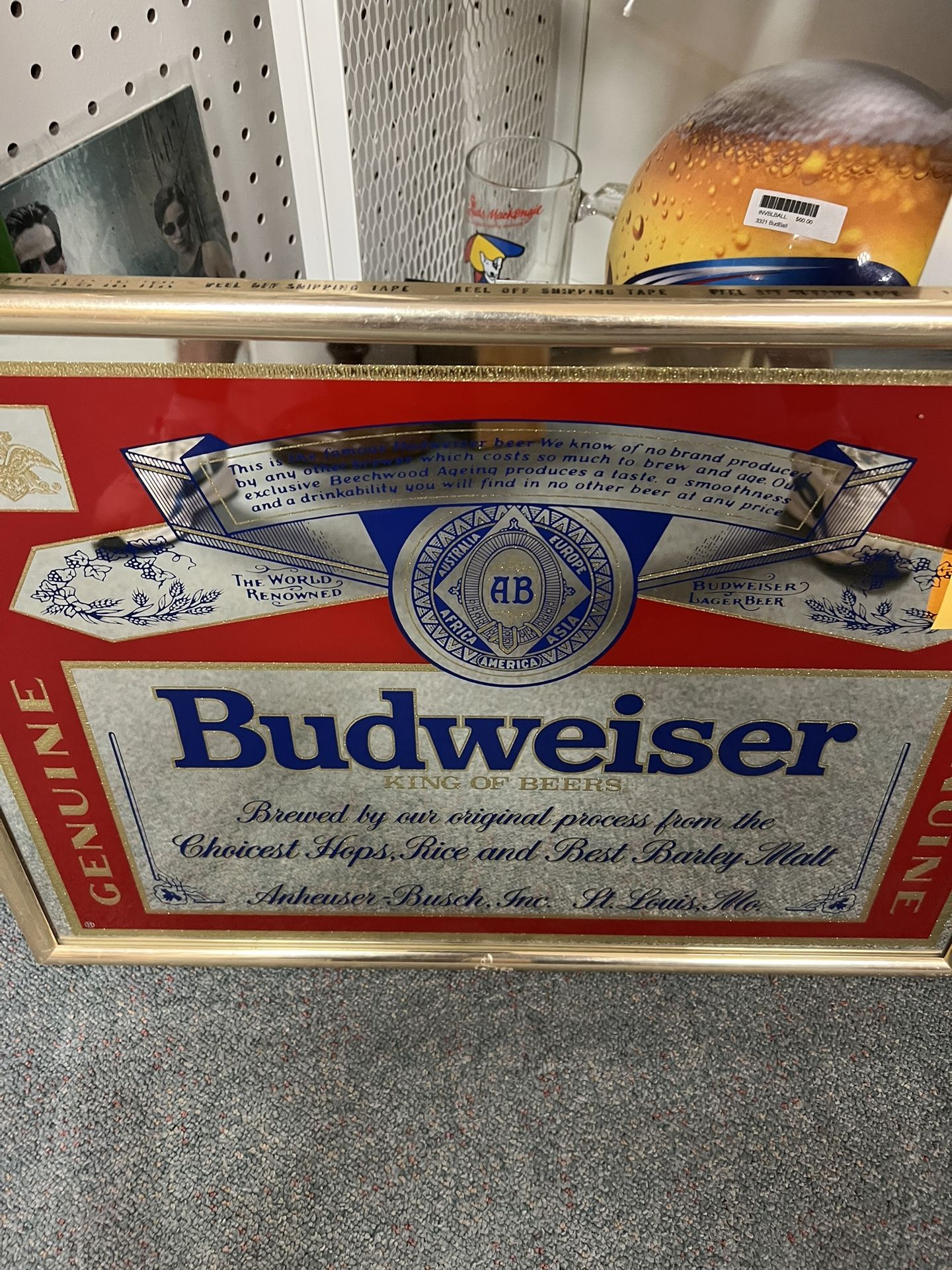 Budweiser Mirror Trading Cards Marvel Cards Action Figures Collectibles