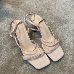 Nude Strappy Heels