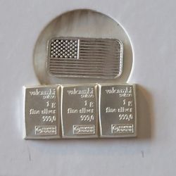 4g Silver Bundle [1g Design] (3g Valcambi Bars)