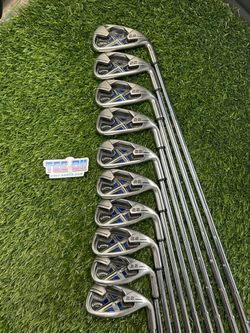 Callaway X-22 3-SW Irons Set Steel Uniflex GP Grips RH
