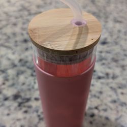Glass Tumbler with Silicone Sleeve