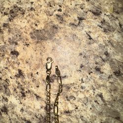 Solid 14k Gold Chain 27 In