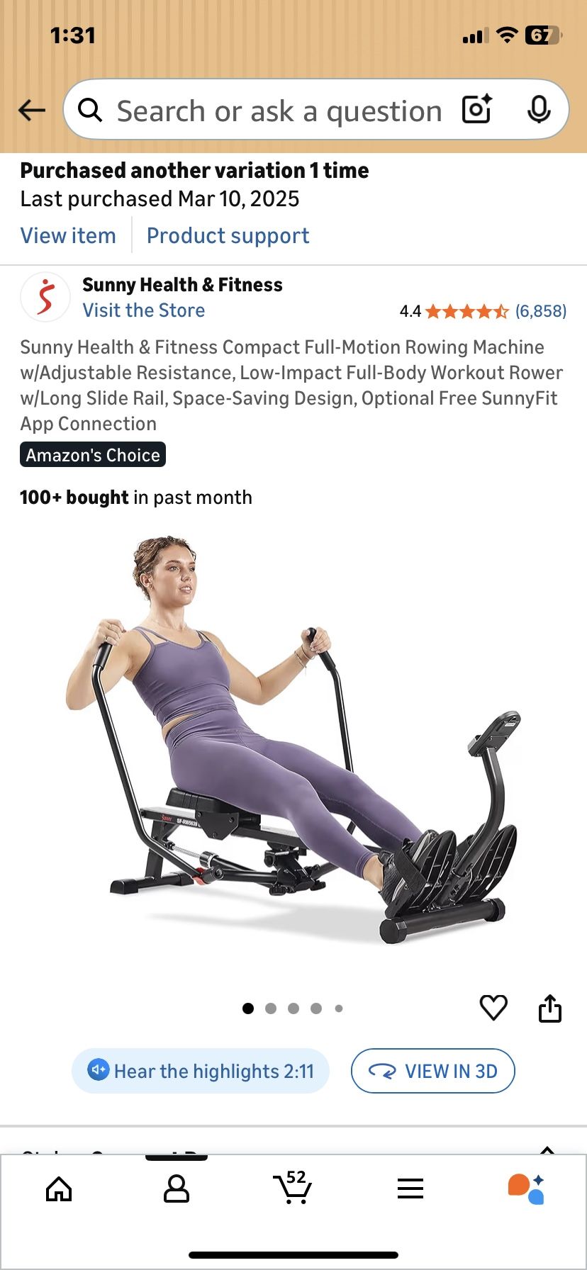 Rowing Machine 