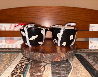 Rae Dunn Halloween Black Measuring Cups