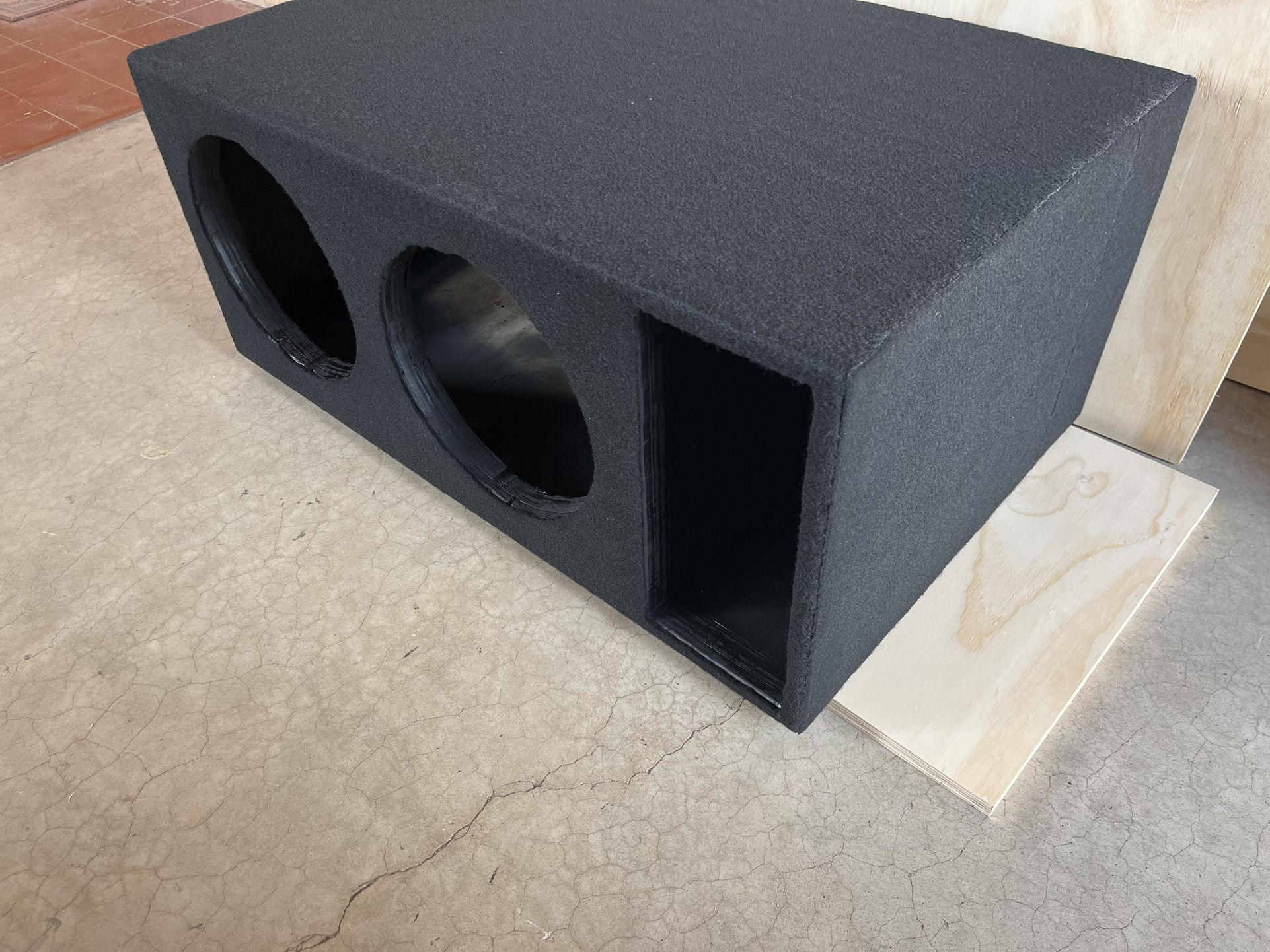 Big Custom Built Slot Vented Box For 2-12 - $250