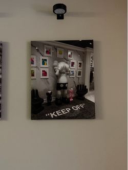 KAWS canvas paintings