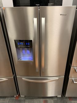 Whirlpool 36” French Door Refrigerator - Full Depth - Max Ice - Water Dispenser  + Deli Drawer