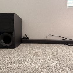 Sony Soundbar And Subwoofer 