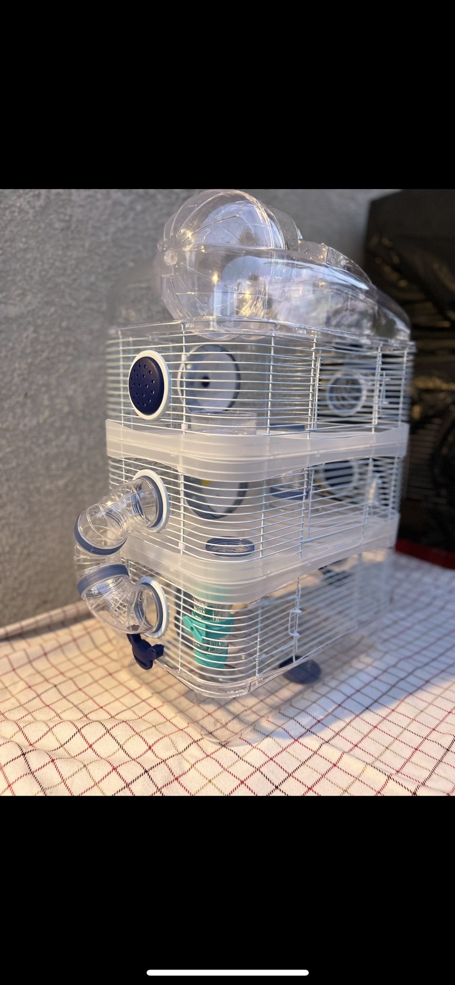Clear Hamster Cage
