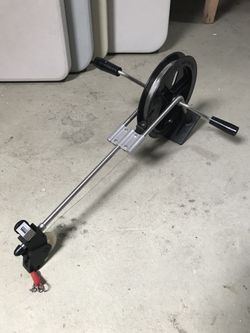 Downrigger with mount for fishing & trolling