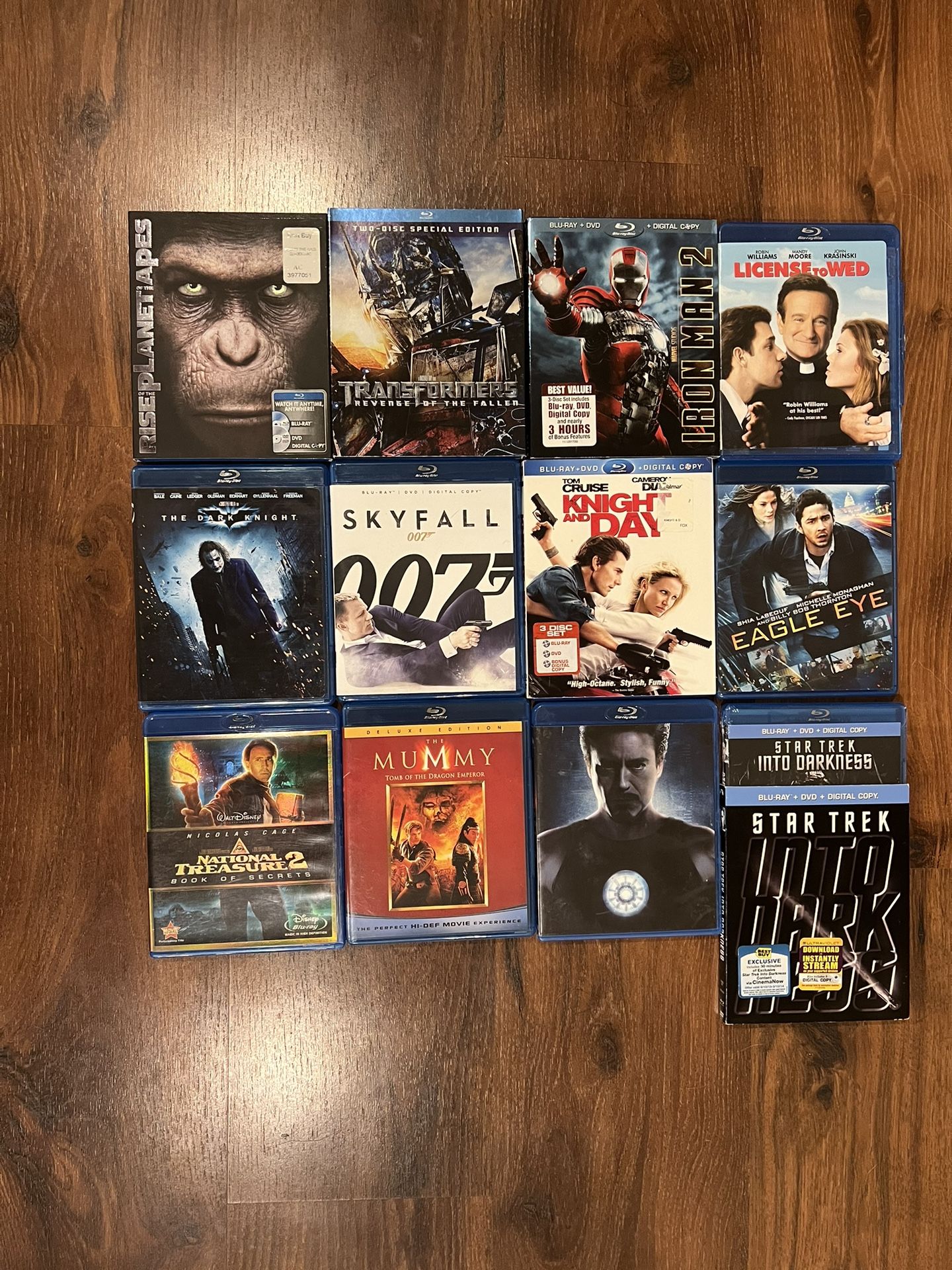 Blue Ray Regular DVDs Movies TV Shows Bundle