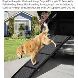 Folding Pet Ramp for Car/SUV – $35