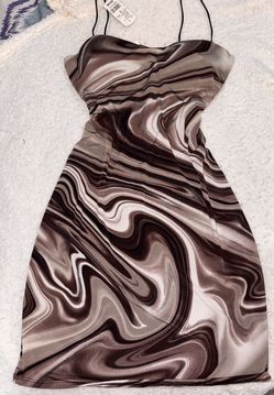 Cute Marble Mini Dress