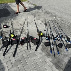 Never Used Fishing Reels And Poles