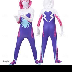 Spider Superhero Gwen Halloween Bodysuits Full Body Catsuit Sexy Costume Kid's 