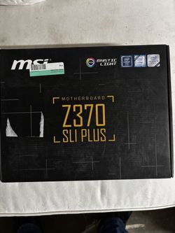 Msi Z370 Sli  Plus  Motherboard 