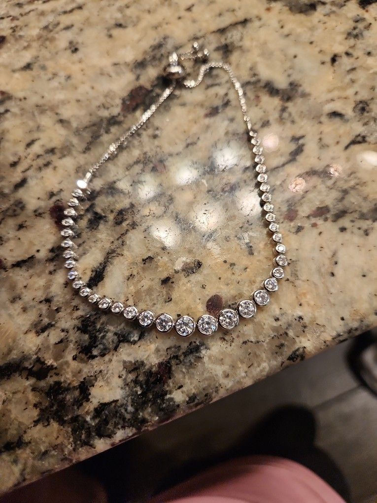Ross-simons Silver/diamond Bracelet