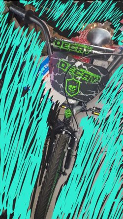 Decay BMX Bike Black and Green
