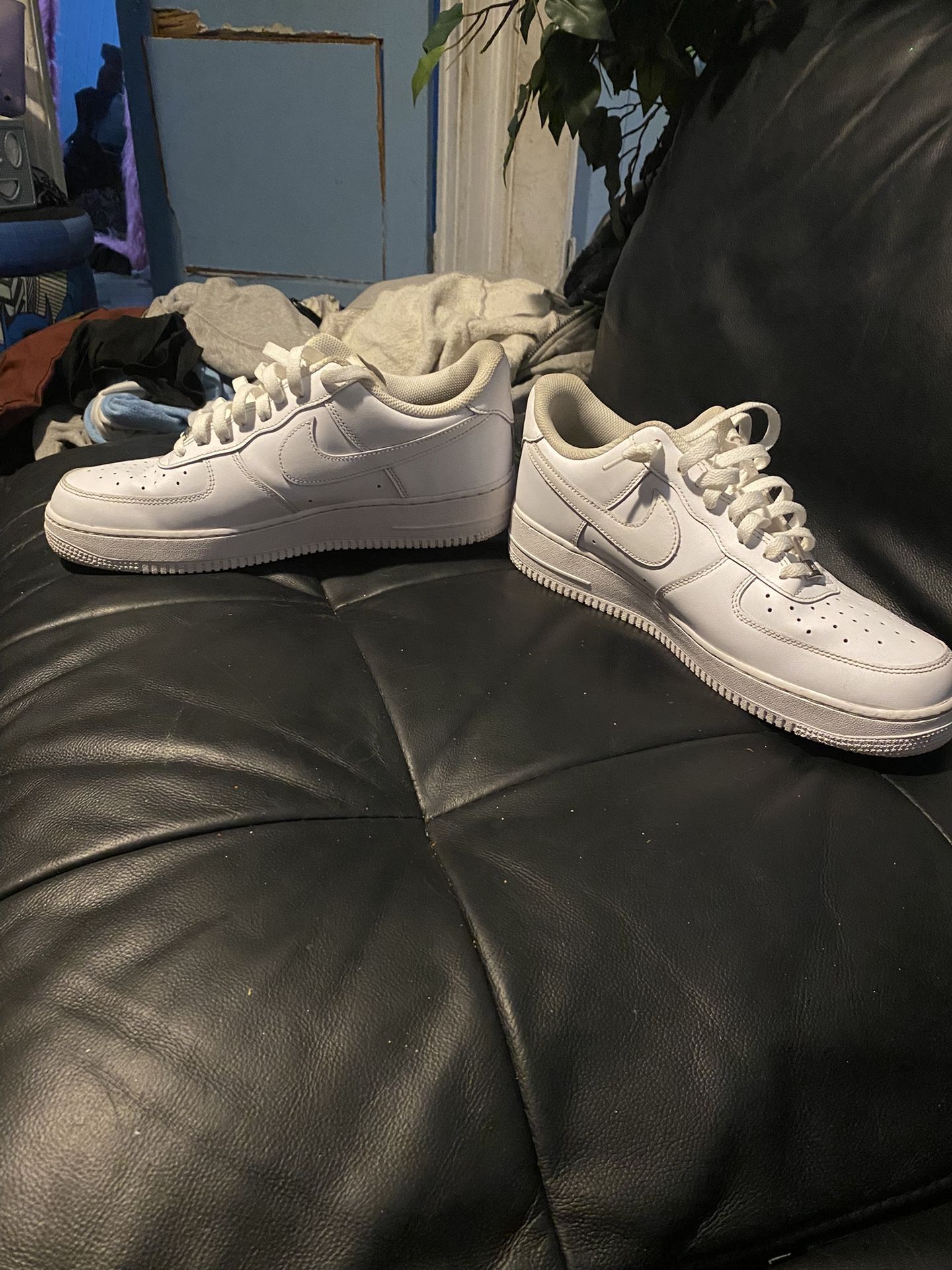 Size 11 White Air Forces