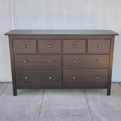 Dresser Bureau Black Chest of 8 Drawers IKEA Hemnes
