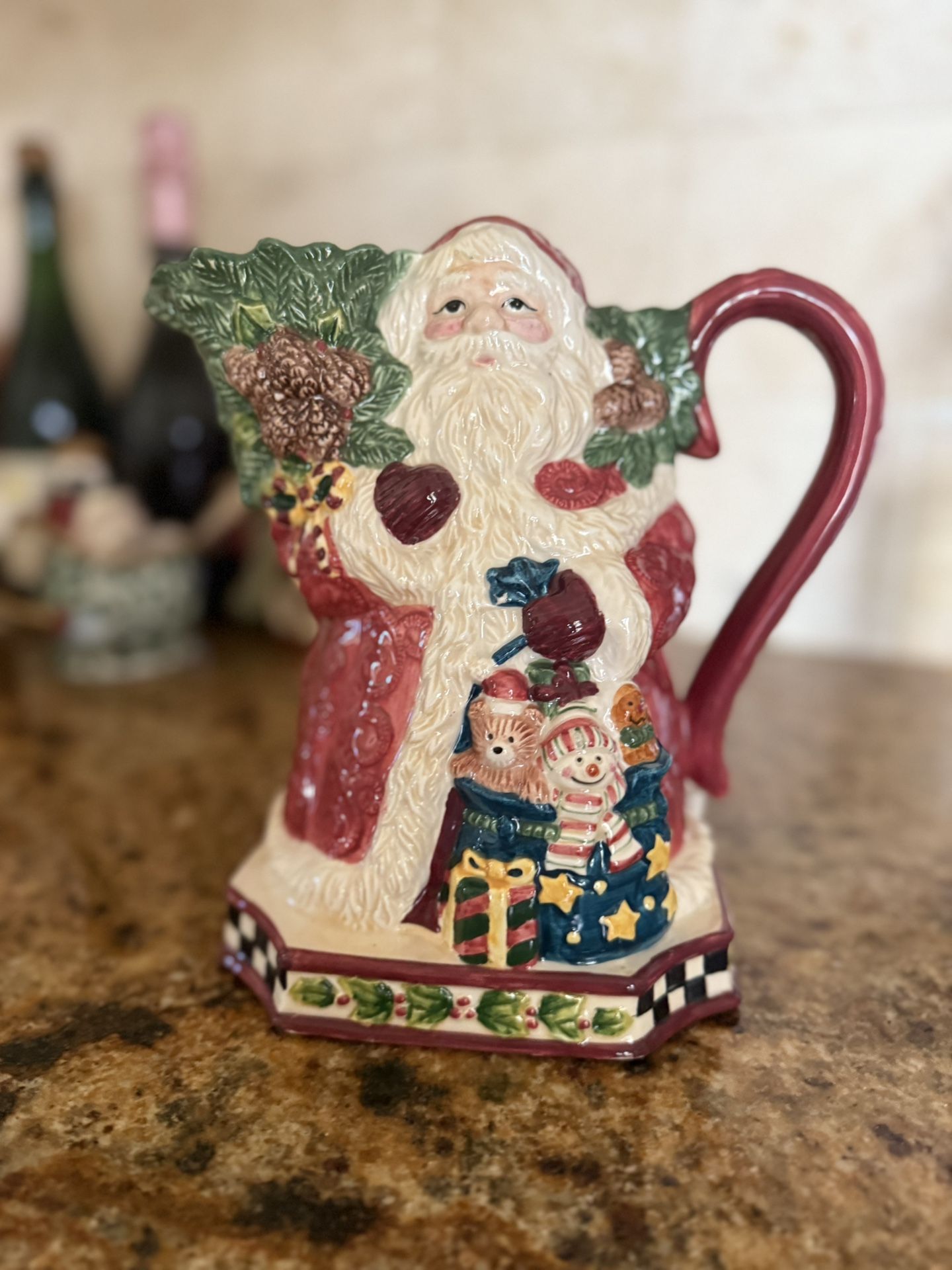 Antique Santa Pitcher