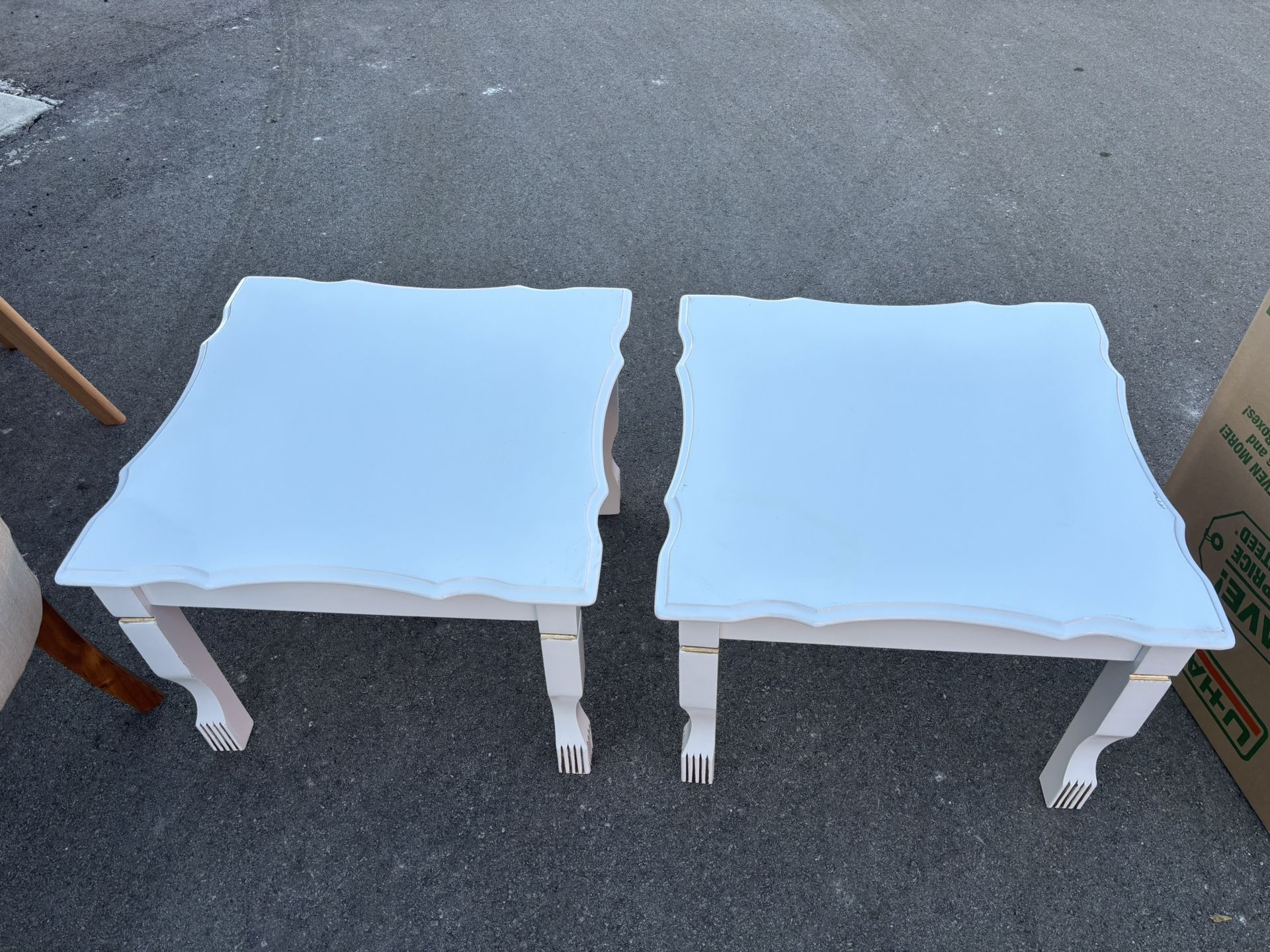 White End Tables
