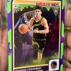 Brandin Podziemski RC L0T(4) & Trayce Jackson Davis RC(1) Halloween Edition WARRIORS