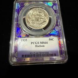 1935 50c Hudson MS64 CAC