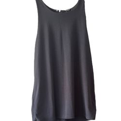 Ann Taylor Mock Neck Tunic Shell Sz Med Lining Back Zipper. Sleeveless  Stretchy.  Comes from a pet and smoke free home  AN 