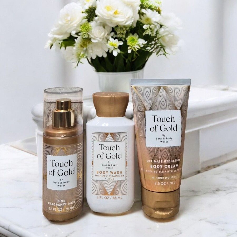 Bath & Body Works Travel Bundle  - Touch Of Gold