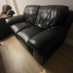 Real Leather Sofa