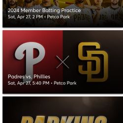 Padres vs Phillies  Sat. 04-27-24