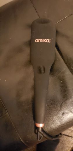 Amika Polished Perfection Straightening HEAT Brush Digital Temp, Good Cond, For Frizzy Curly Hair  $25 OBO!! Thumbnail