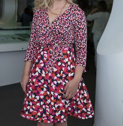 Diane Von Furstenberg Multicolor Wrap Dress