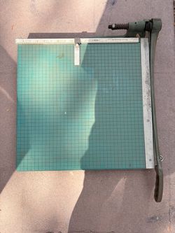 Large Vintage Paper Trimmer Guillotine Cutter
