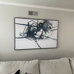 Wall Painting (61.5in X 41.5in) with Frame 