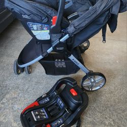 Britax Stroller, Car Seat, Base For Auto