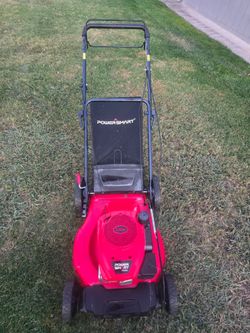 GAS POWERED POWER SMART FU EL 7.25 HP SELF PROPELLED LAWN MOWER