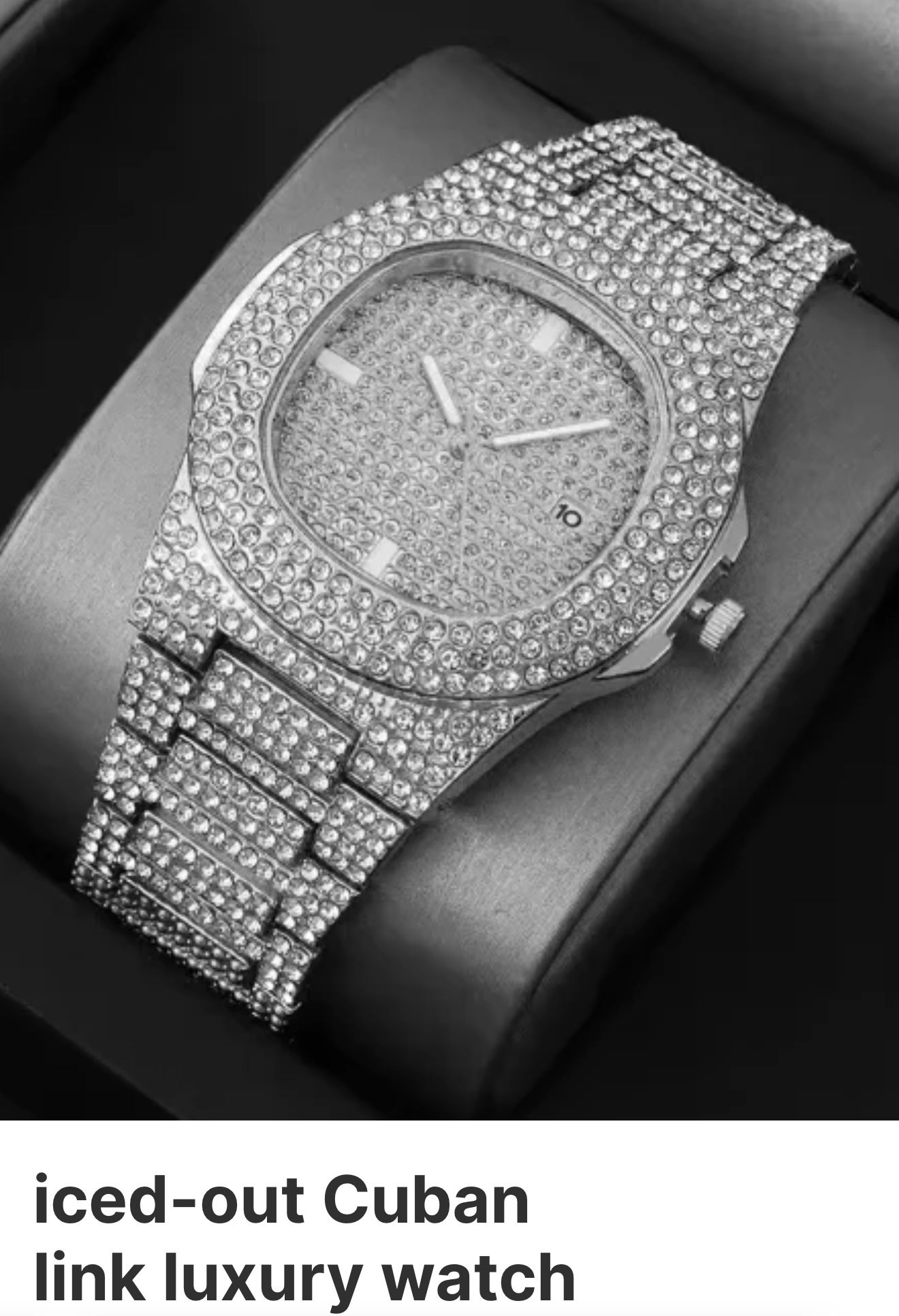Iced Our Cuban Watch