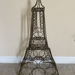 Vintage Eiffel Tower Metal Wine Rack