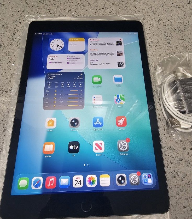 Apple iPad 9th Gen 10.2" 64GB WiFi + Cellular UNLOCKED iOS 26 -Space Gray